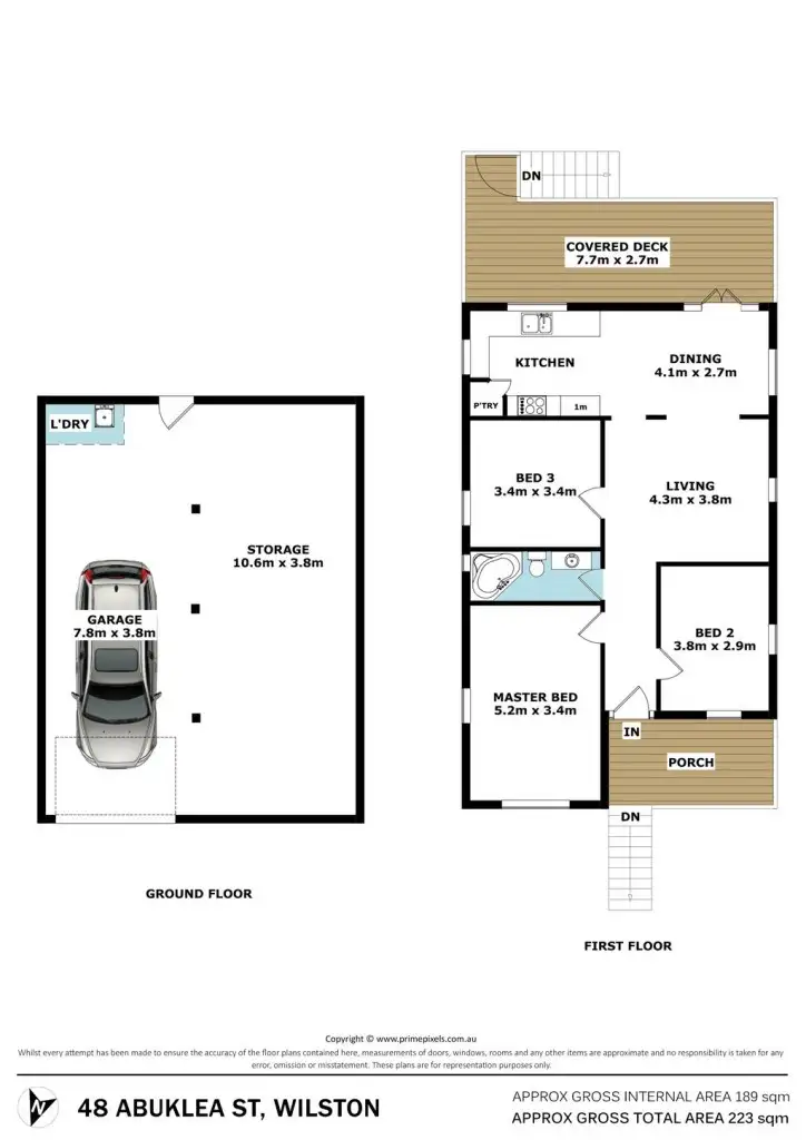 Floorplan of Homely house listing, 48 Abuklea Street, Wilston QLD 4051