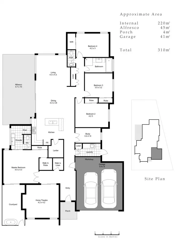 Floorplan of Homely house listing, 25 Prosser Way, Myaree WA 6154