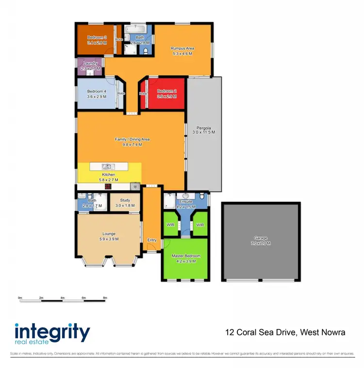 Floorplan of Homely house listing, 12 Coral Sea Drive, West Nowra NSW 2541