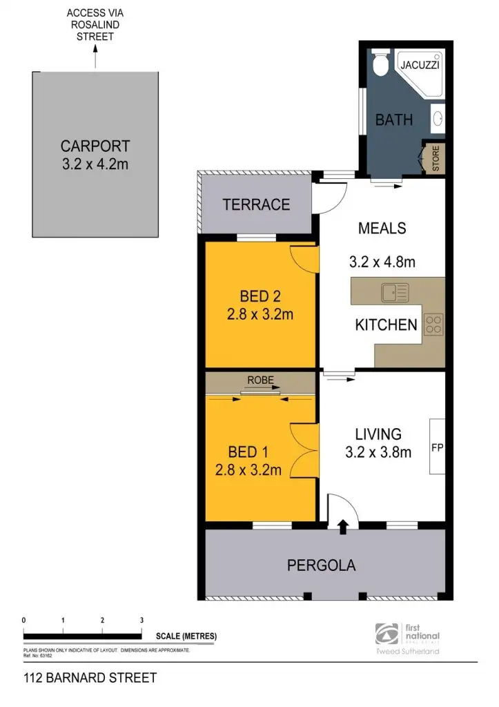 Floorplan of Homely house listing, 112 Barnard Street, Bendigo VIC 3550