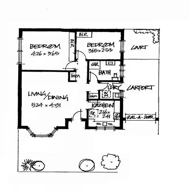 Floorplan of Homely unit listing, Res 8/6 Korra Avenue, Kensington Gardens SA 5068