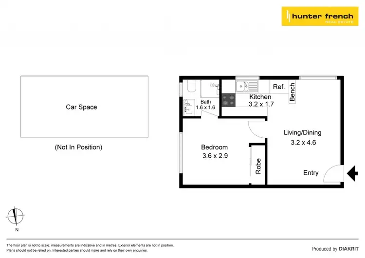 Floorplan of Homely apartment listing, 9/30-32 Tivoli Road, South Yarra VIC 3141