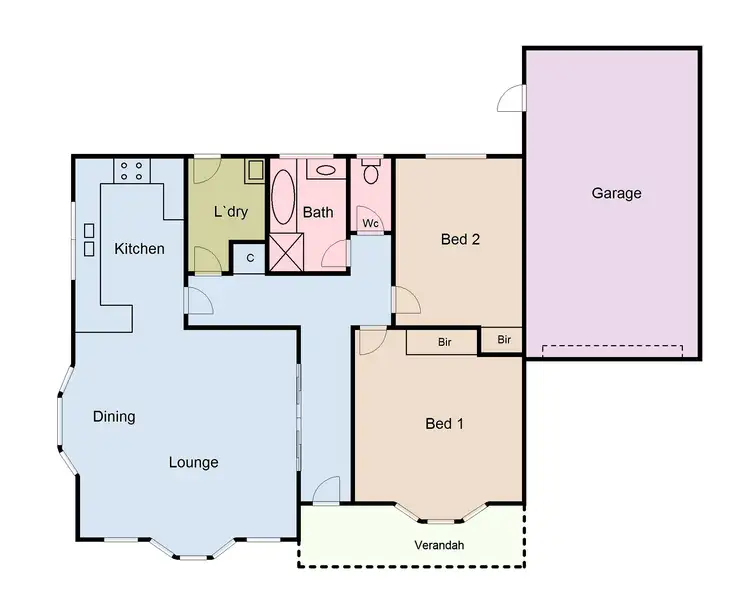 Floorplan of Homely unit listing, 5/405 Eureka Street, Ballarat Central VIC 3350
