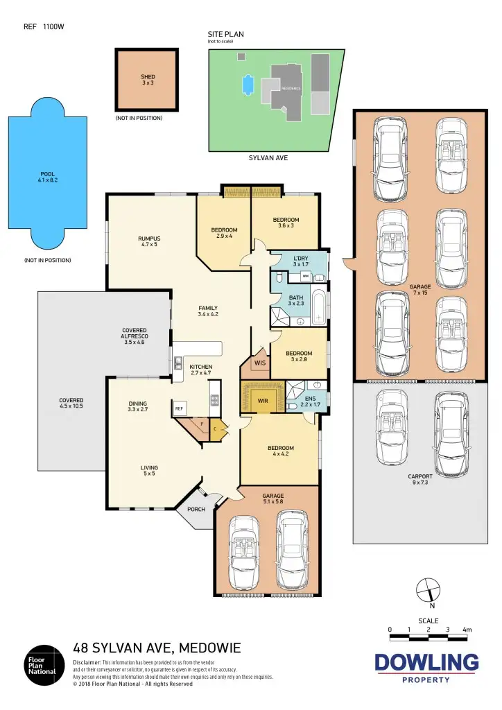 Floorplan of Homely house listing, 48 Sylvan Avenue, Medowie NSW 2318