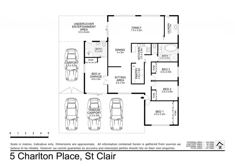 Floorplan of Homely house listing, 5 Charlton Place, St Clair NSW 2759