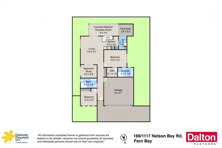 Floorplan of Homely retirement listing, 169/1117 Nelson Bay Road, Fern Bay NSW 2295