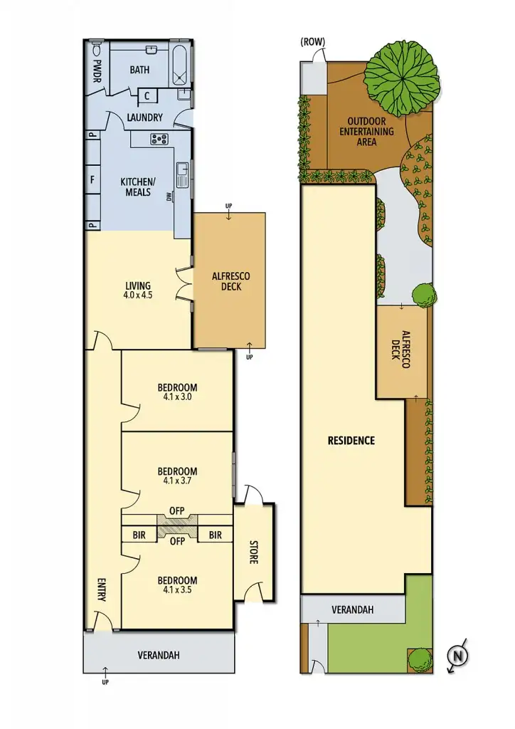 Floorplan of Homely house listing, 119 Spensley Street, Clifton Hill VIC 3068