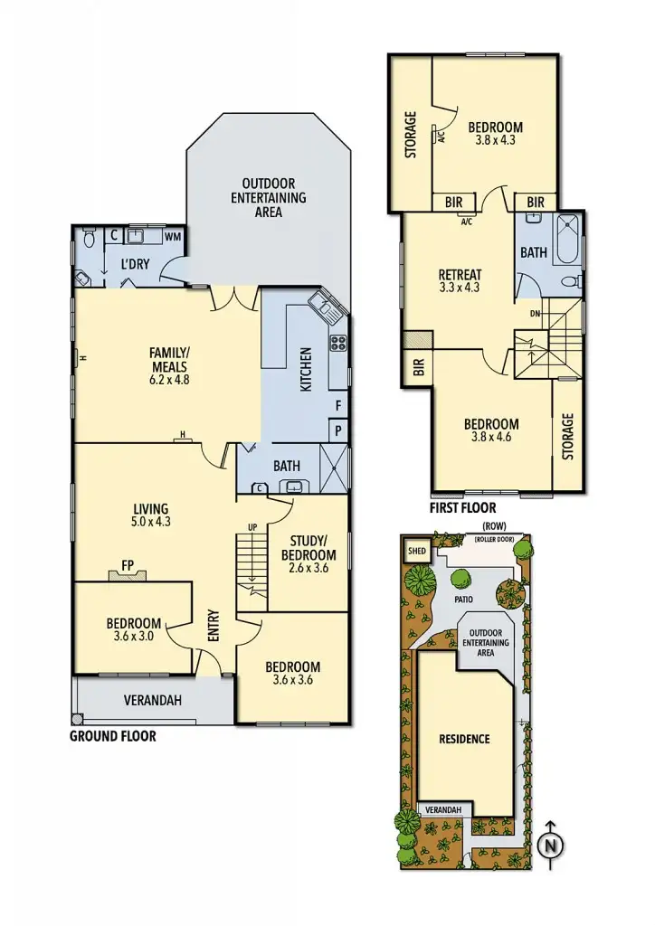 Floorplan of Homely house listing, 146 Elm Street, Northcote VIC 3070