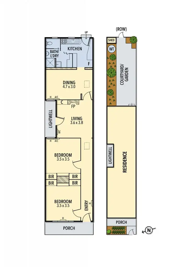 Floorplan of Homely house listing, 294 Canning Street, Carlton North VIC 3054
