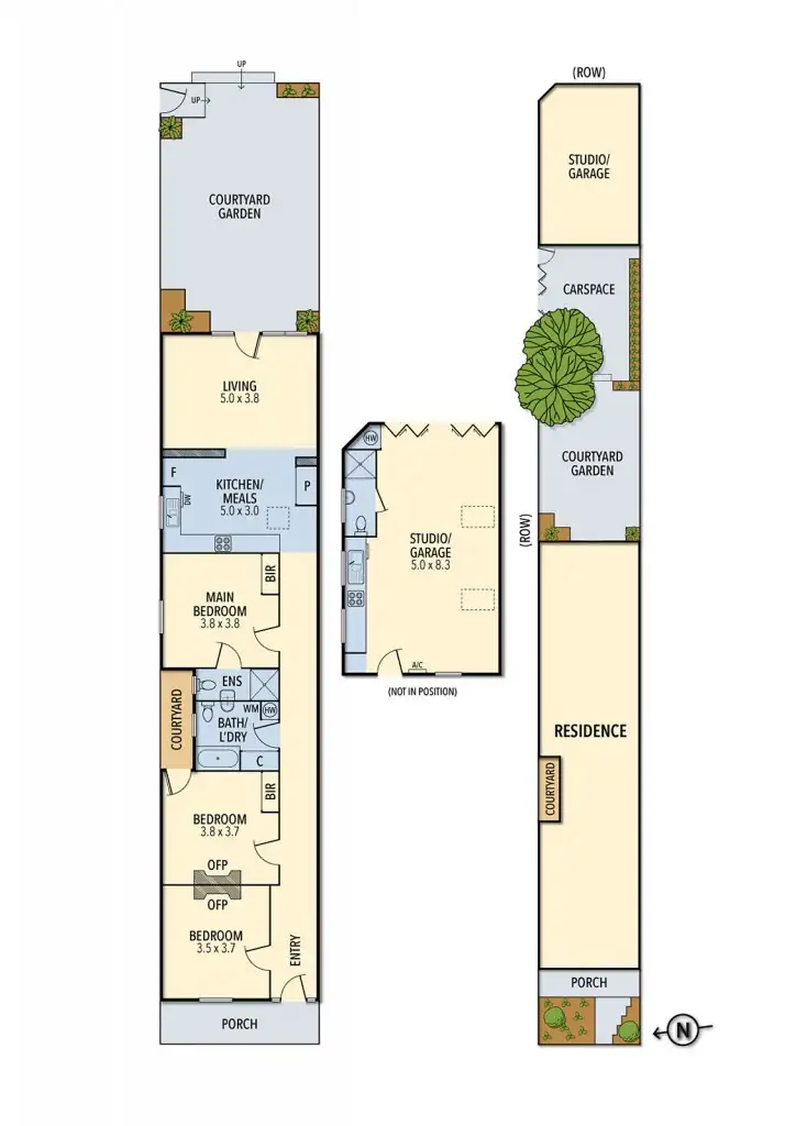 Floorplan of Homely house listing, 112 Wilson Street, Carlton North VIC 3054