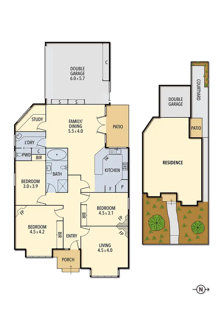 Floorplan of Homely house listing, 17 Lowther Street, Alphington VIC 3078