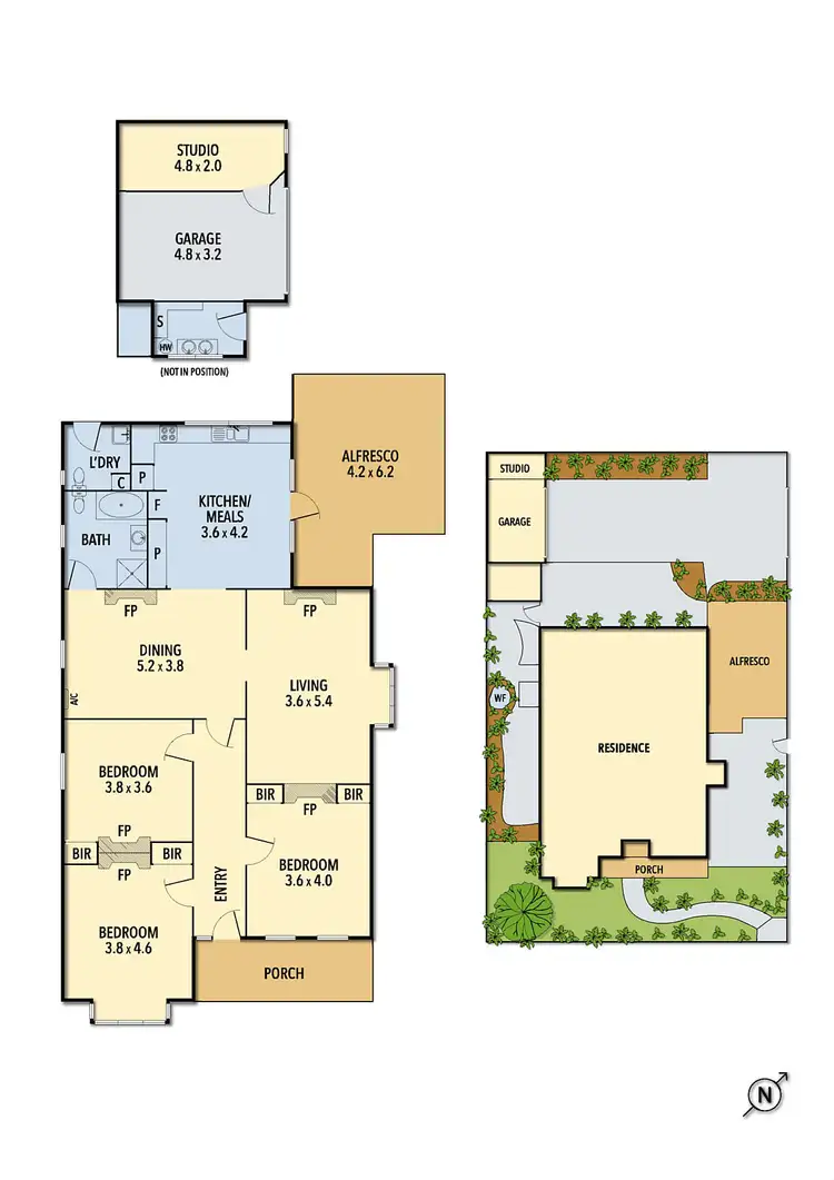 Floorplan of Homely house listing, 189 Glenlyon Road, Brunswick East VIC 3057