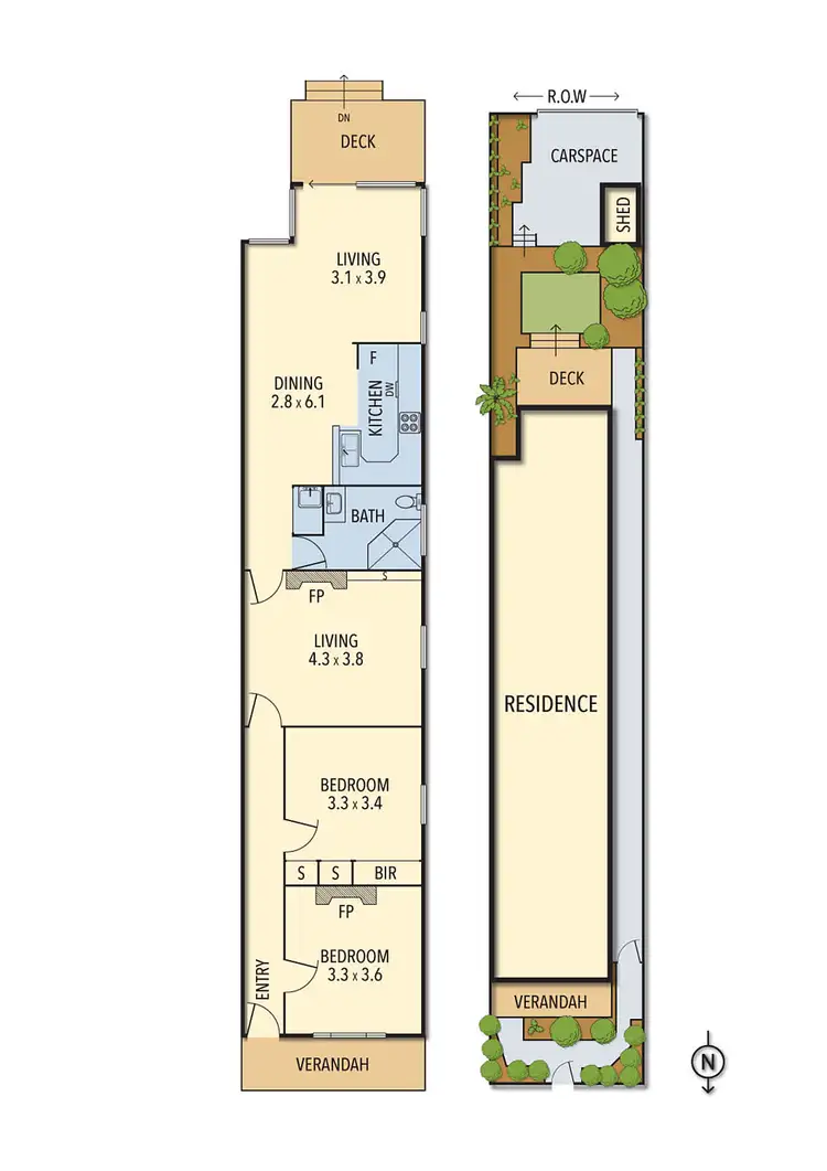 Floorplan of Homely house listing, 7 Wright Street, Clifton Hill VIC 3068