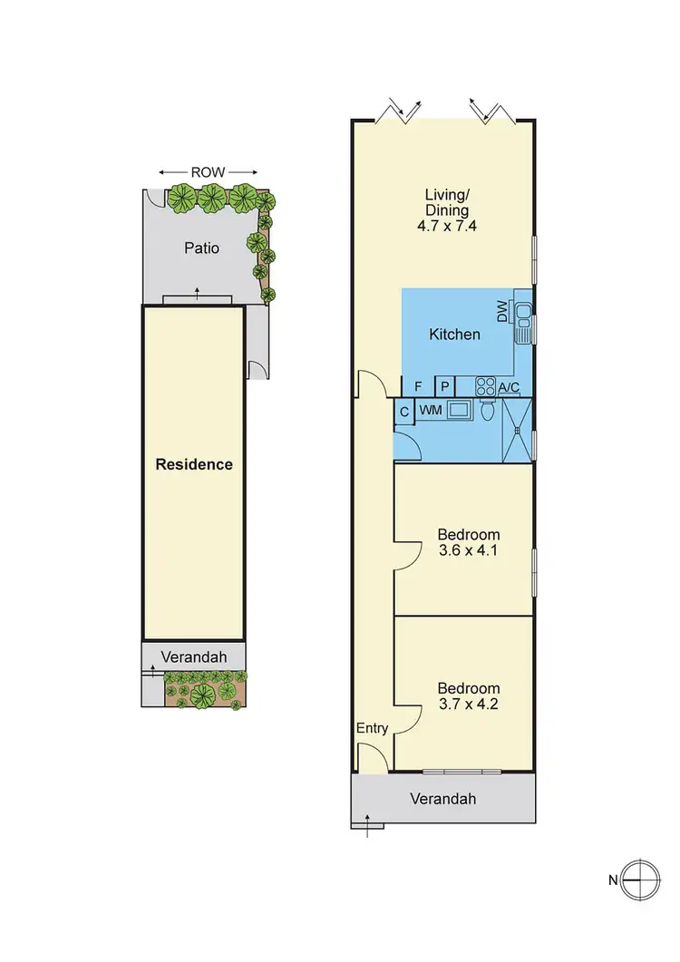Floorplan of Homely house listing, 20 Gordon Street, Clifton Hill VIC 3068