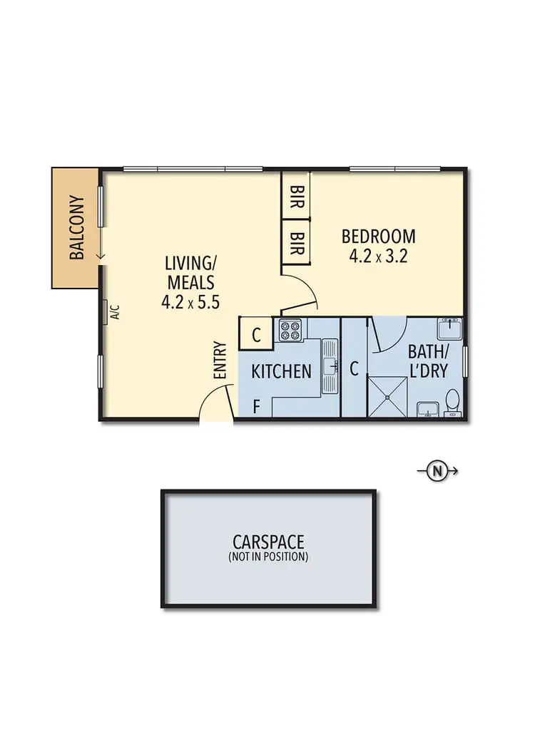 Floorplan of Homely apartment listing, 1/41 Morang Road, Hawthorn VIC 3122