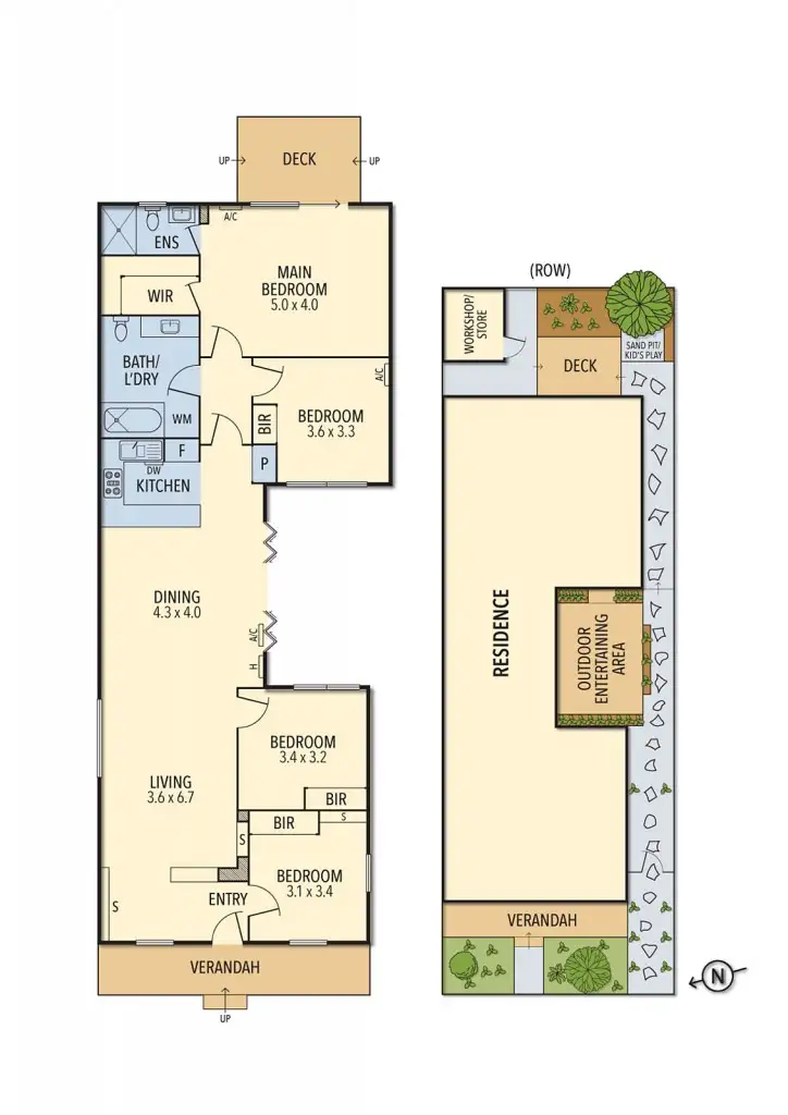 Floorplan of Homely house listing, 6 Bennie Street, Brunswick VIC 3056