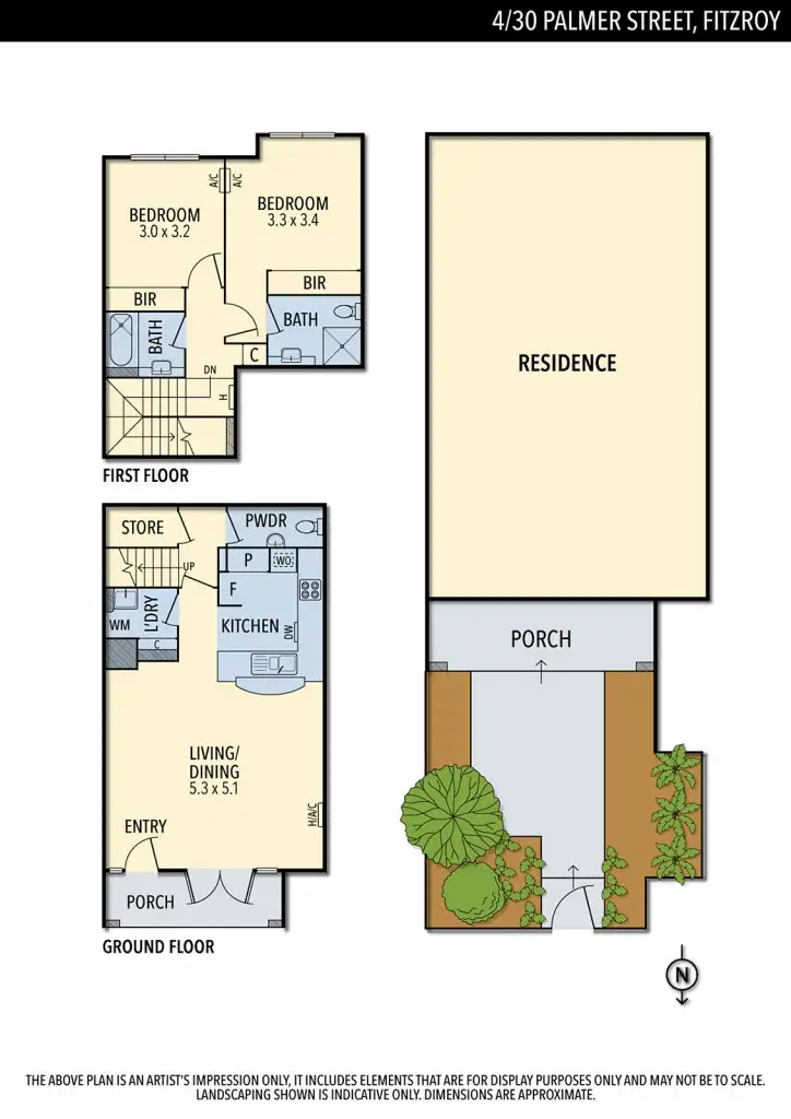 Floorplan of Homely apartment listing, 4/30 Palmer Street, Fitzroy VIC 3065