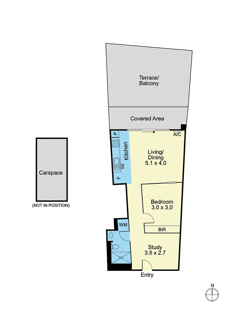 Floorplan of Homely apartment listing, 306/40 Stanley Street, Collingwood VIC 3066