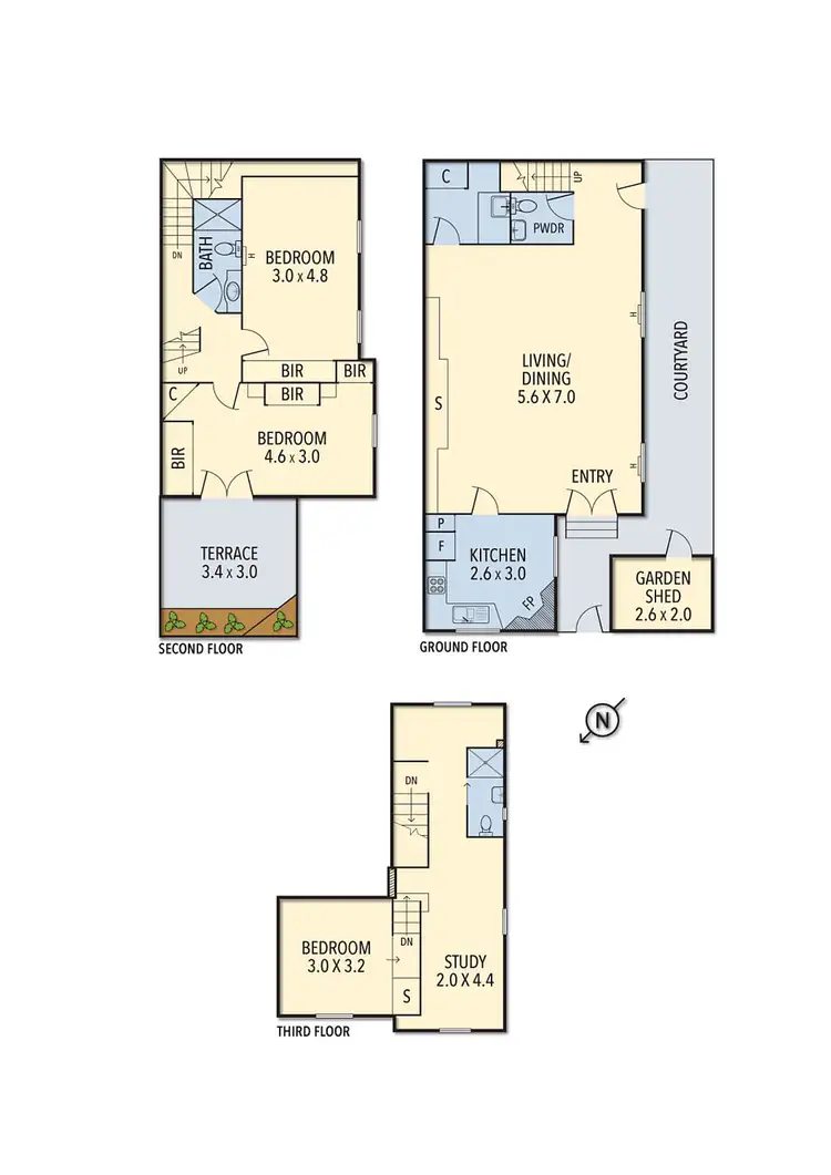 Floorplan of Homely house listing, 694 Brunswick Street North, Fitzroy North VIC 3068