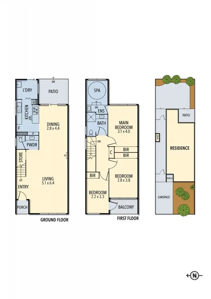 Floorplan of Homely house listing, 18 Bendigo Street, Collingwood VIC 3066