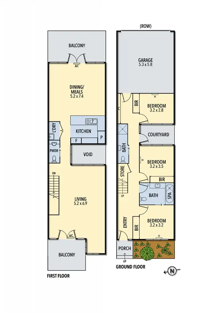 Floorplan of Homely house listing, 40 Taplin Street, Fitzroy North VIC 3068