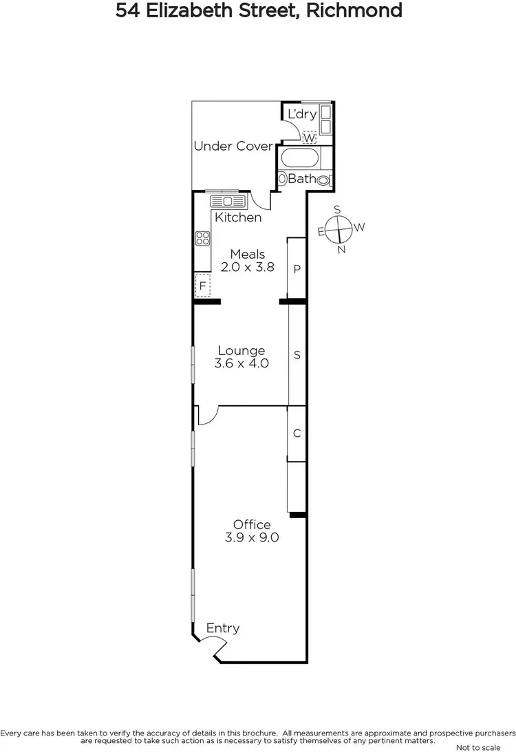 Floorplan of Homely house listing, 54 Elizabeth Street, Richmond VIC 3121
