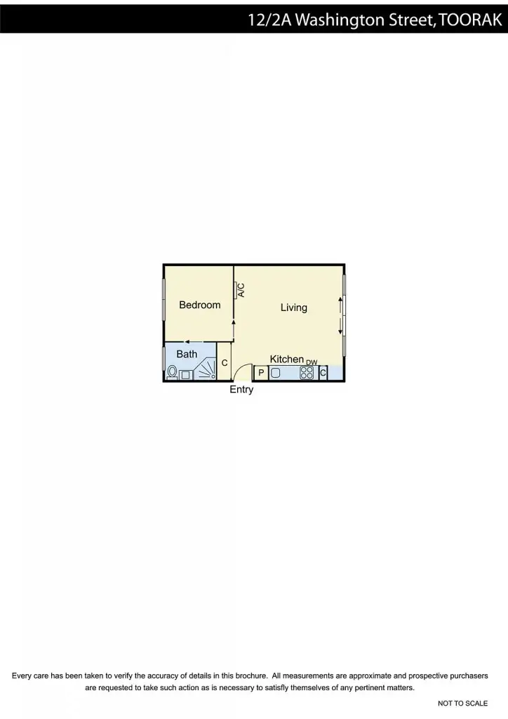 Floorplan of Homely apartment listing, 12/2A Washington Street, Toorak VIC 3142