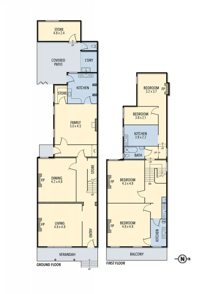 Floorplan of Homely house listing, 875 Rathdowne Street, Carlton North VIC 3054