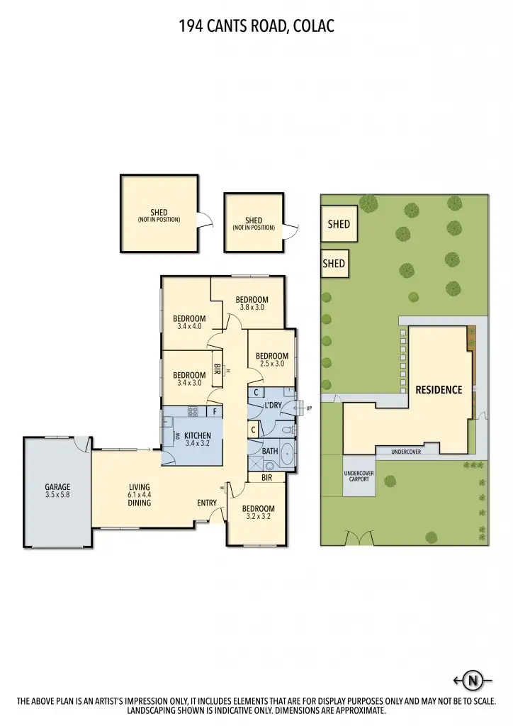 Floorplan of Homely house listing, 194 Cants Road, Colac VIC 3250