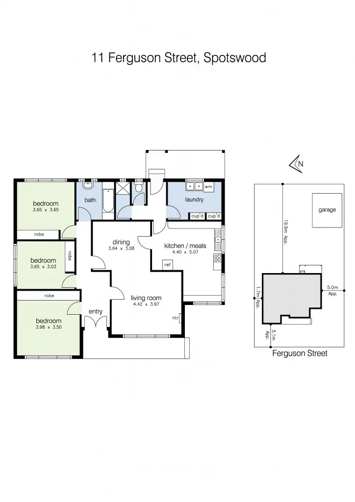 Floorplan of Homely house listing, 11 Ferguson Street, Spotswood VIC 3015
