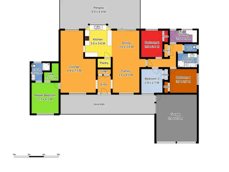 Floorplan of Homely house listing, 2 Baffler Place, Bangalee NSW 2541