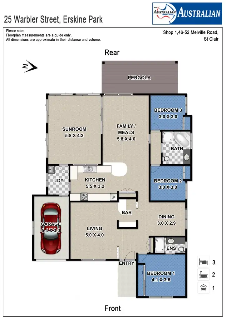 Floorplan of Homely house listing, 25 Warbler Street, Erskine Park NSW 2759