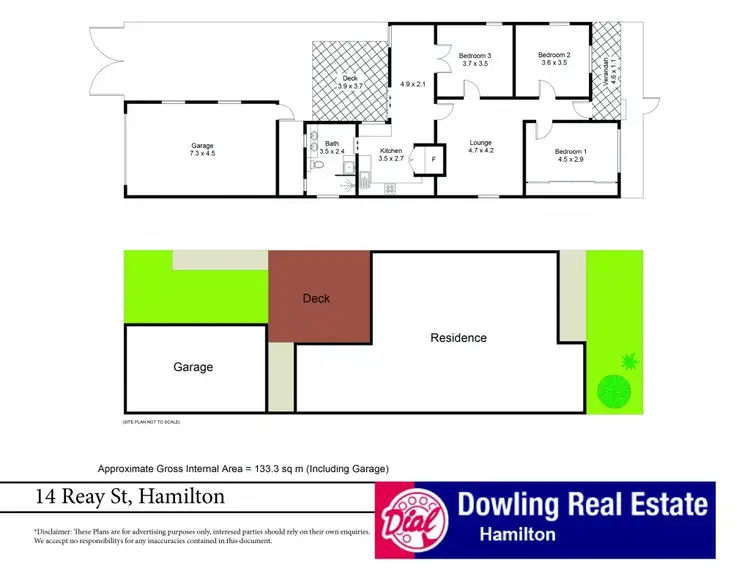 Floorplan of Homely house listing, 14 Reay Street, Hamilton NSW 2303
