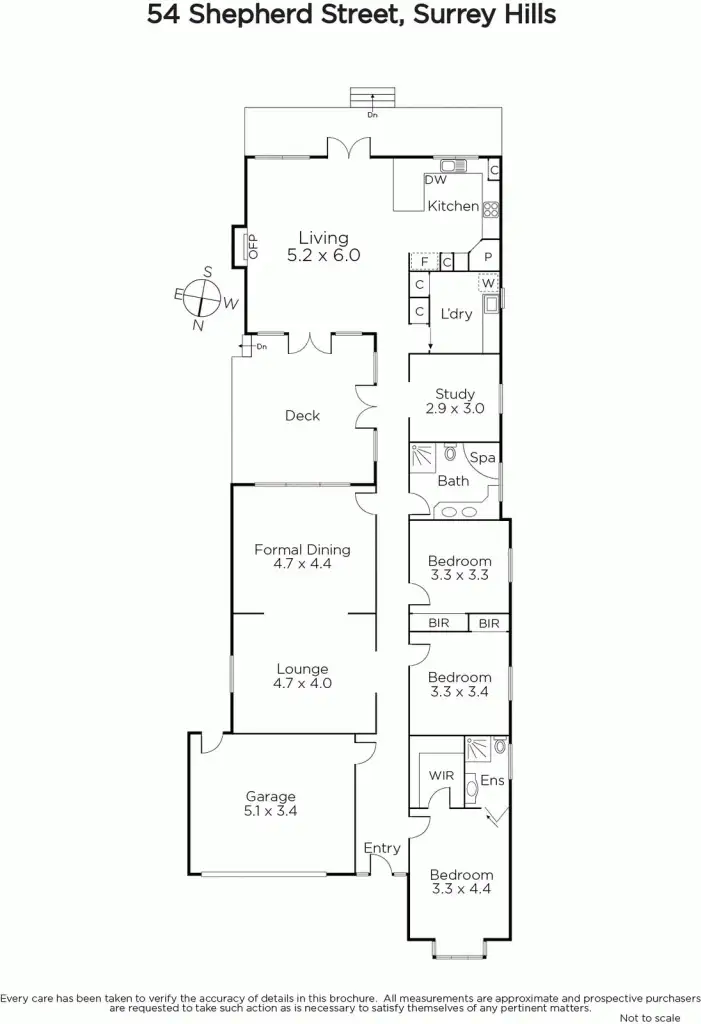 Floorplan of Homely house listing, 54 Shepherd Street, Surrey Hills VIC 3127