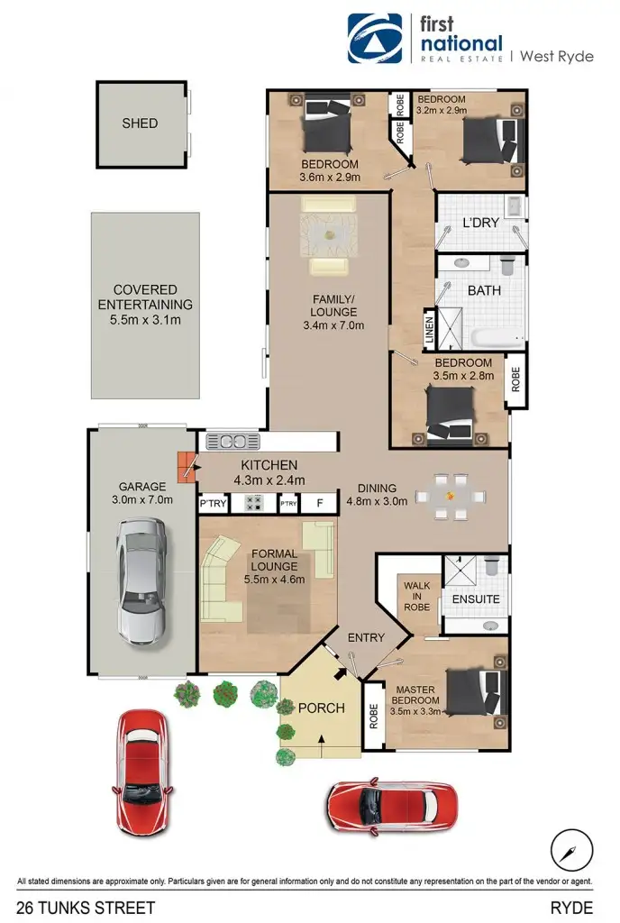 Floorplan of Homely house listing, 26. Tunks Street, Ryde NSW 2112