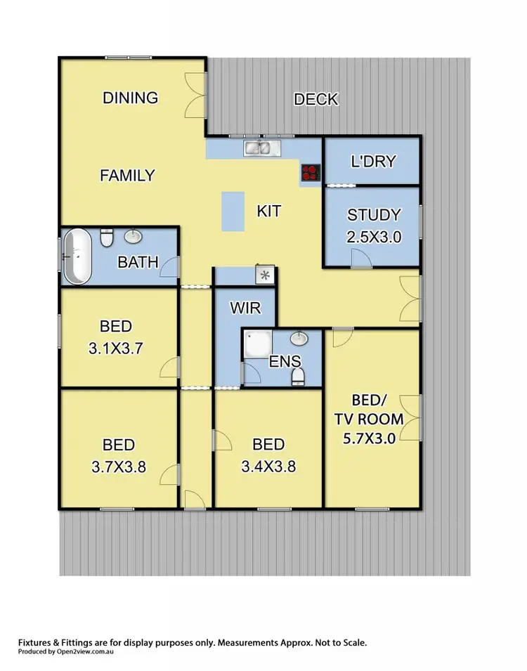 Floorplan of Homely house listing, 34 The Parade, Yea VIC 3717