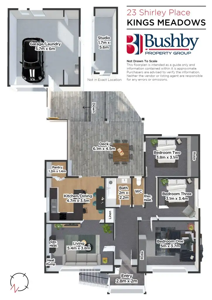 Floorplan of Homely house listing, 23 Shirley Place, Kings Meadows TAS 7249