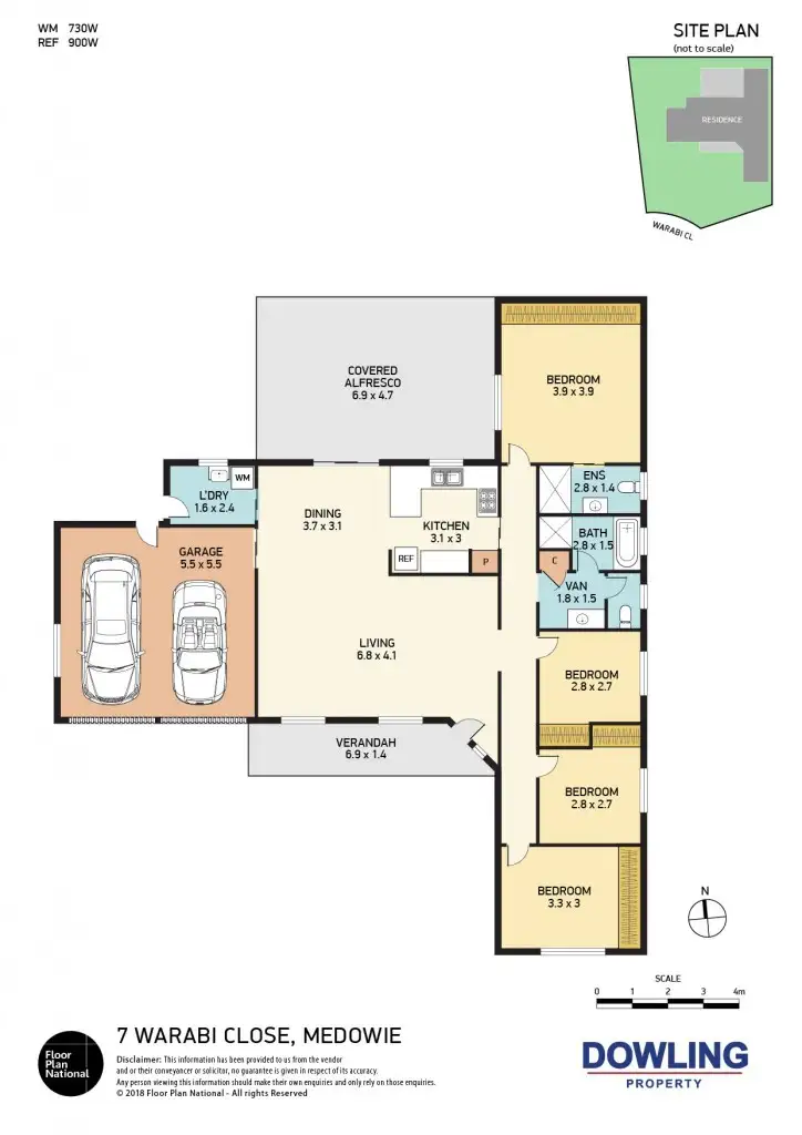 Floorplan of Homely house listing, 7 Warabi Close, Medowie NSW 2318