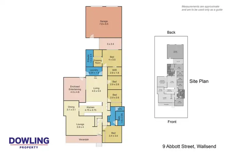 Floorplan of Homely house listing, 9 Abbott Street, Wallsend NSW 2287