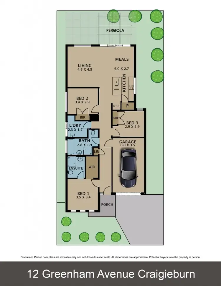 Floorplan of Homely house listing, 12 Greenham Avenue, Craigieburn VIC 3064