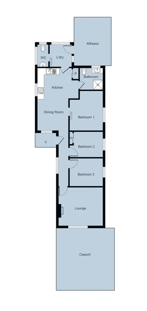 Floorplan of Homely house listing, 213 Lyons Street South, Ballarat Central VIC 3350