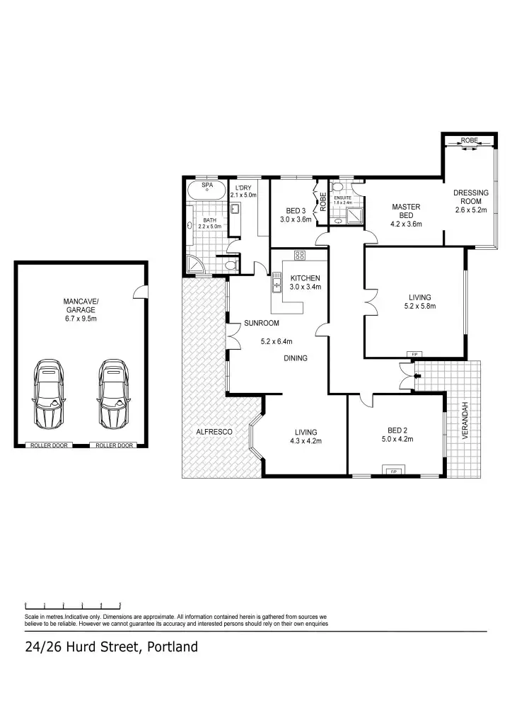 Floorplan of Homely house listing, 24-26 Hurd Street, Portland VIC 3305