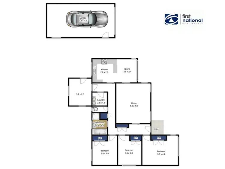 Floorplan of Homely house listing, 5 Thomson Street, Sale VIC 3850