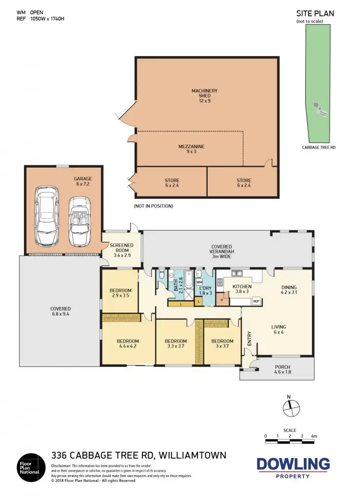Floorplan of Homely house listing, 336 CABBAGE TREE ROAD, Williamtown NSW 2318