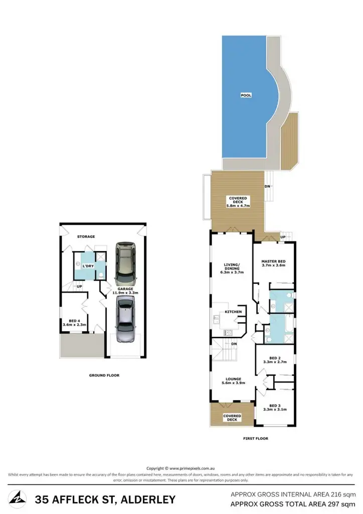 Floorplan of Homely house listing, 35 Affleck Street, Alderley QLD 4051