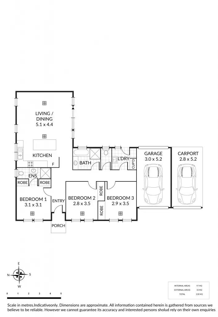 Floorplan of Homely house listing, 3D Young Street, Newton SA 5074