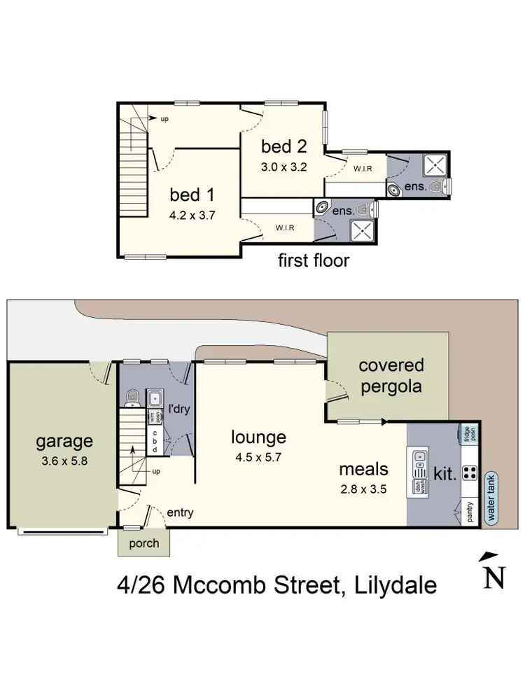 Floorplan of Homely unit listing, 4/26 McComb Street, Lilydale VIC 3140