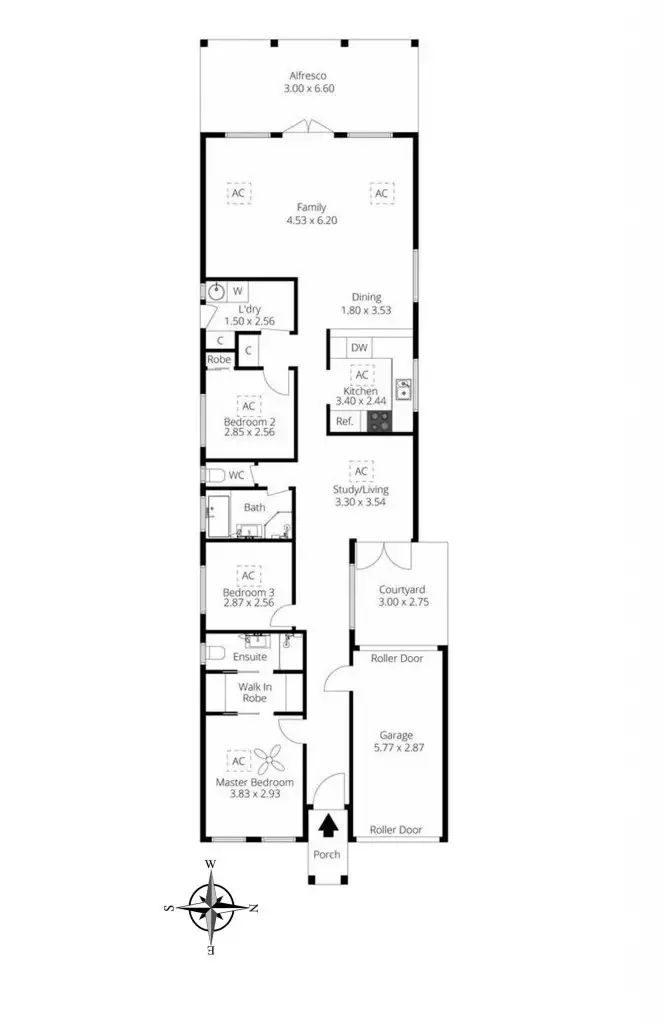Floorplan of Homely house listing, 8B Sallis Avenue, Tranmere SA 5073
