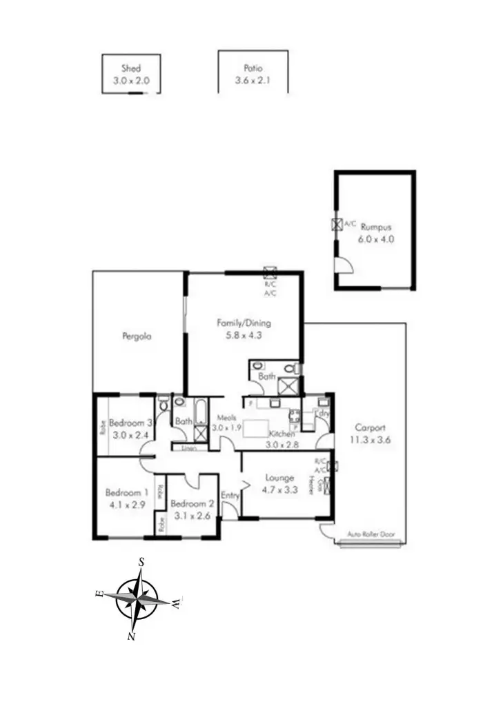 Floorplan of Homely house listing, 12 Silvermere Avenue, Paradise SA 5075