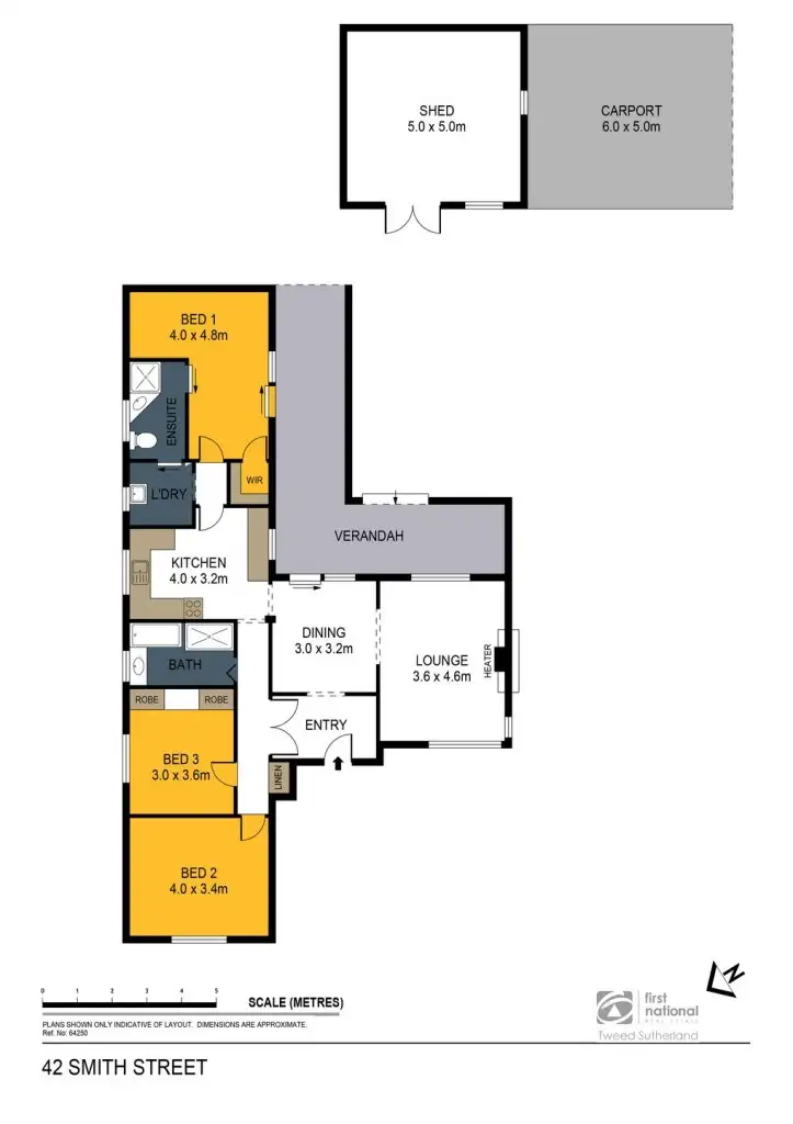 Floorplan of Homely house listing, 42 Smith Street, North Bendigo VIC 3550